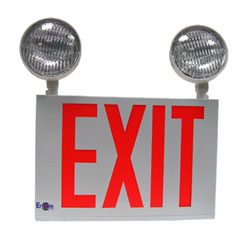 FIXTURE EXIT EMERGENGY 2HEAD