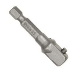 SOCKET ADAPTER 3/8"X2" HEX DR