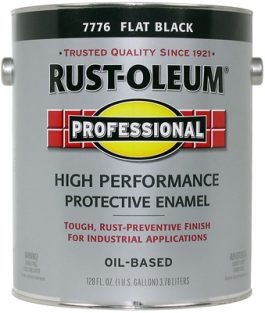 RUSTOLEUM FLAT BLACK GL