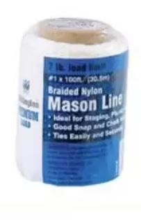 MASON LINE 100' 70LB WHITE