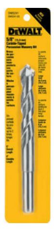 DRILL BIT PERCUSSION 5/8"X6"