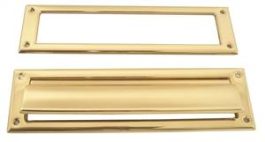MAIL SLOT 3-1/2"X13" BRASS