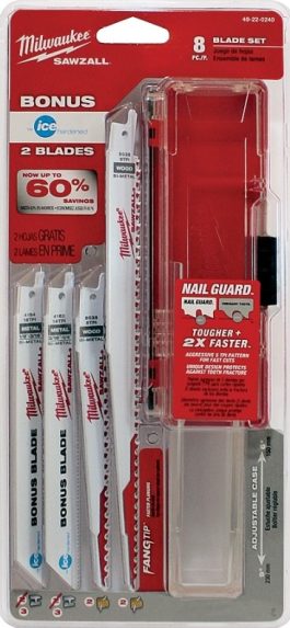 RECIPROCATING SAW BLADE 8PC