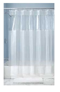 SHOWER CURTAIN VINYL CLEAR