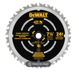 CIRCULAR BLADE 7-1/4" 24 TPI