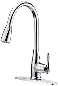 FAUCET KITCHEN 1-HANDLE CHROME